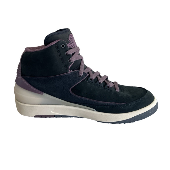 Womens Size 9.5 Mens 8 Nike Air Jordan 2 Retro Off Noir Mauve Basketball Shoes - Picture 11 of 14